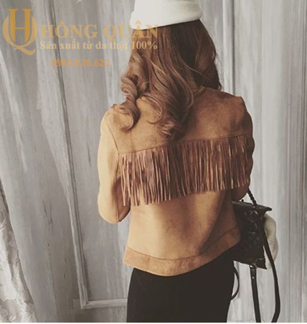 Những mẫu áo khoác da lộn trẻ trung năng động dành cho nữ.